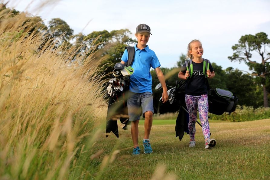 General views of Level Up action at Goodwood Golf, West Sussex. 18th July 2019...Pictured is action from the day including photography with professional golfer Meghan MacLaren...Photograph by Sam Stephenson, 07880 703135, www.samstephenson.co.uk.