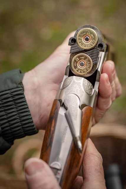 Image shot for Governors books to be produced after 77th Member's Meeting..Picture shows a scene from the Governor's clay pigeon shoot..Picture date: Friday April 5, 2019..Photograph by Christopher Ison ©.07544044177.chris@christopherison.com.www.christopherison.com