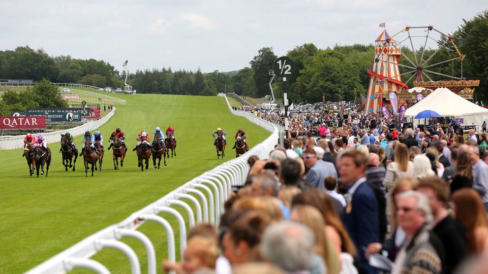 Horse Racing at Goodwood Racecourse, Sussex. Family Day, Sunday 9th June 2019...Photograph by Sam Stephenson, 07880 703135, www.samstephenson.co.uk.