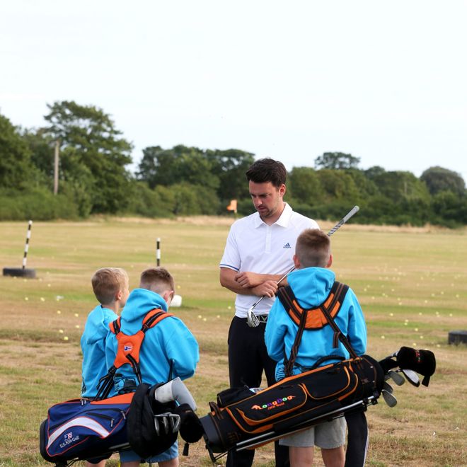 General views of Level Up action at Goodwood Golf, West Sussex. 18th July 2019...Pictured is action from the day including photography with professional golfer Meghan MacLaren...Photograph by Sam Stephenson, 07880 703135, www.samstephenson.co.uk.