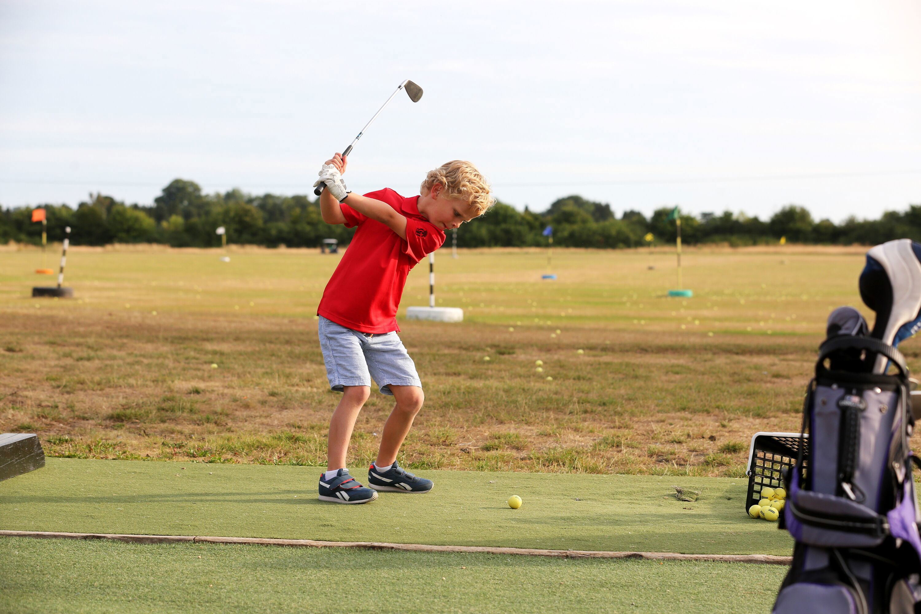 General views of Level Up action at Goodwood Golf, West Sussex. 18th July 2019...Pictured is action from the day including photography with professional golfer Meghan MacLaren...Photograph by Sam Stephenson, 07880 703135, www.samstephenson.co.uk.