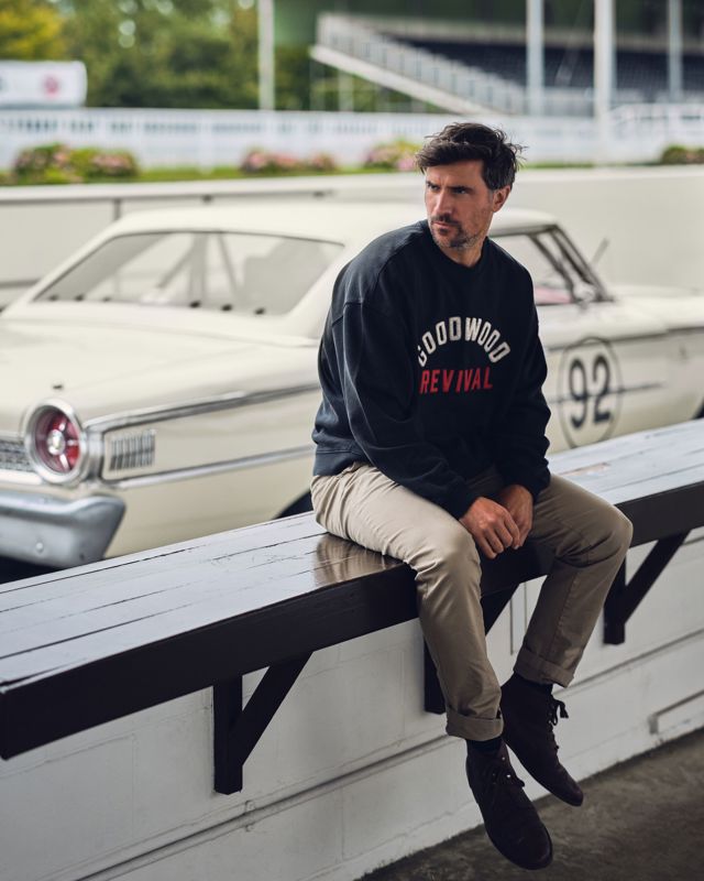 Goodwood Revival Varsity Applique Sweatshirt