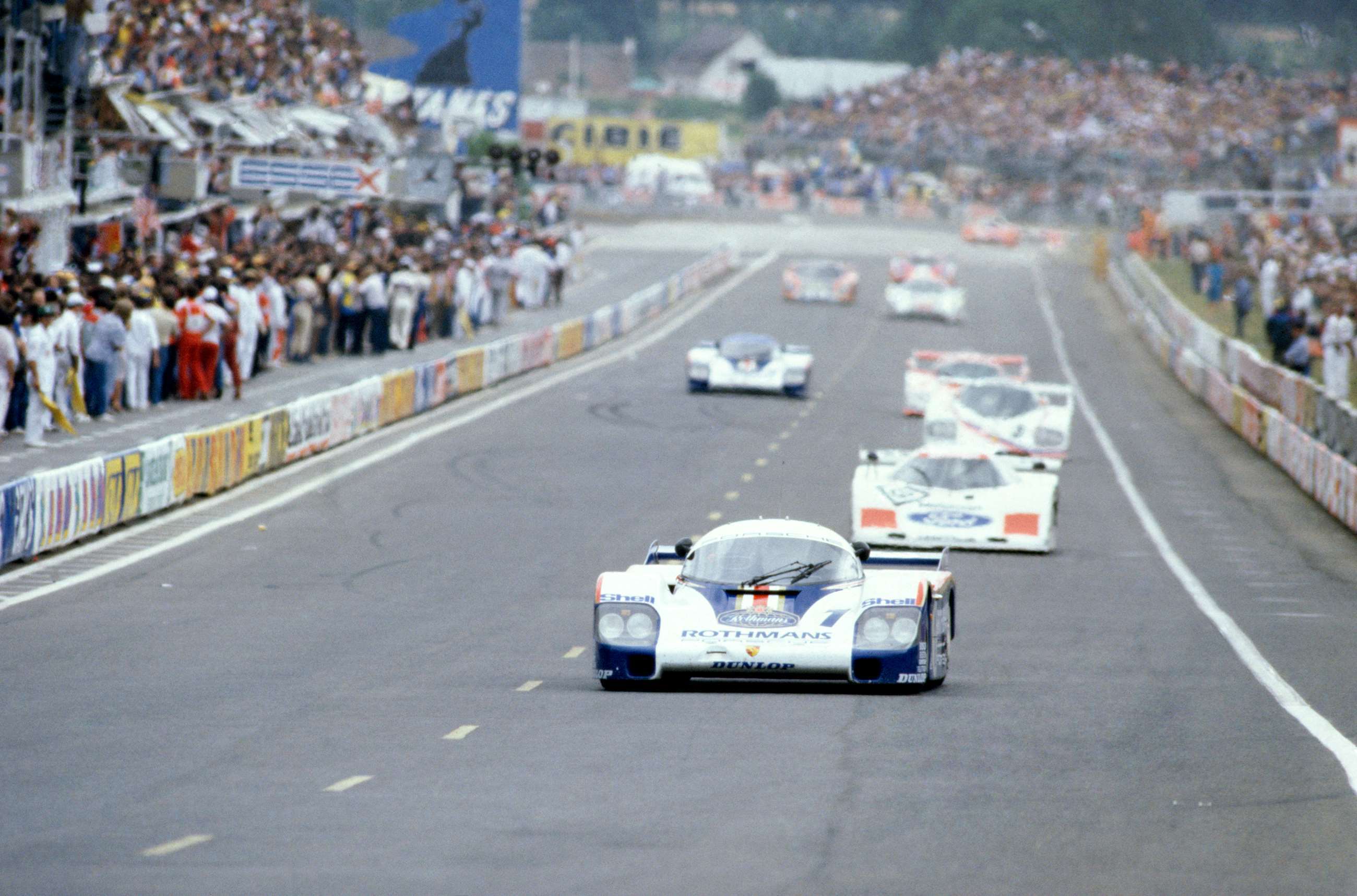 Derek Bell and Jacky Ickx won Le Mans in 1982 at the wheel of the Porsche 956.