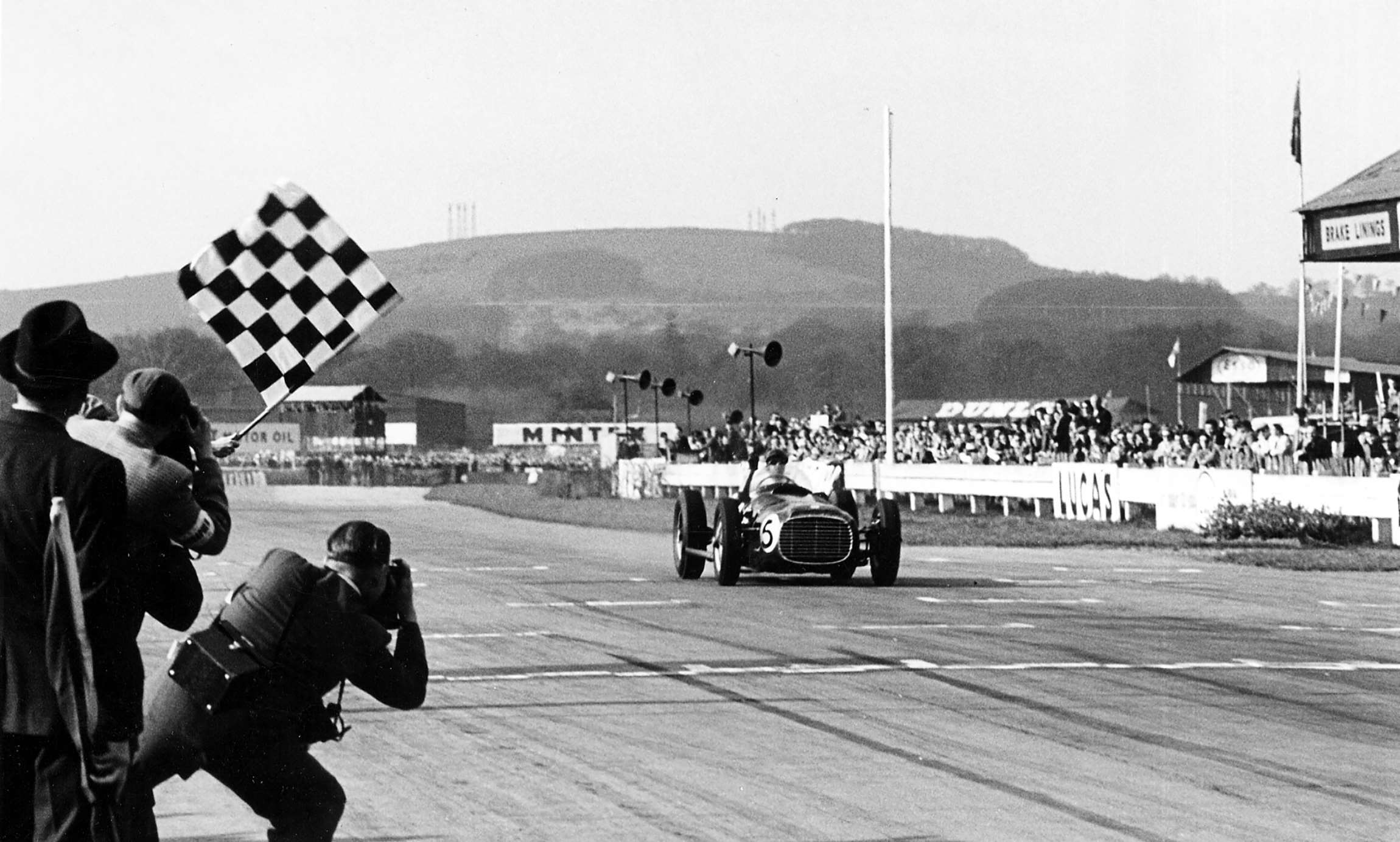 Ken Wharton wins for BRM - in a written-off V16 Mark 1