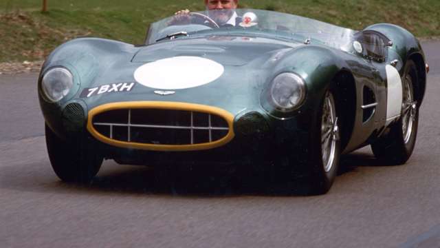 DCN in the Aston Martin DBR2… some years ago…