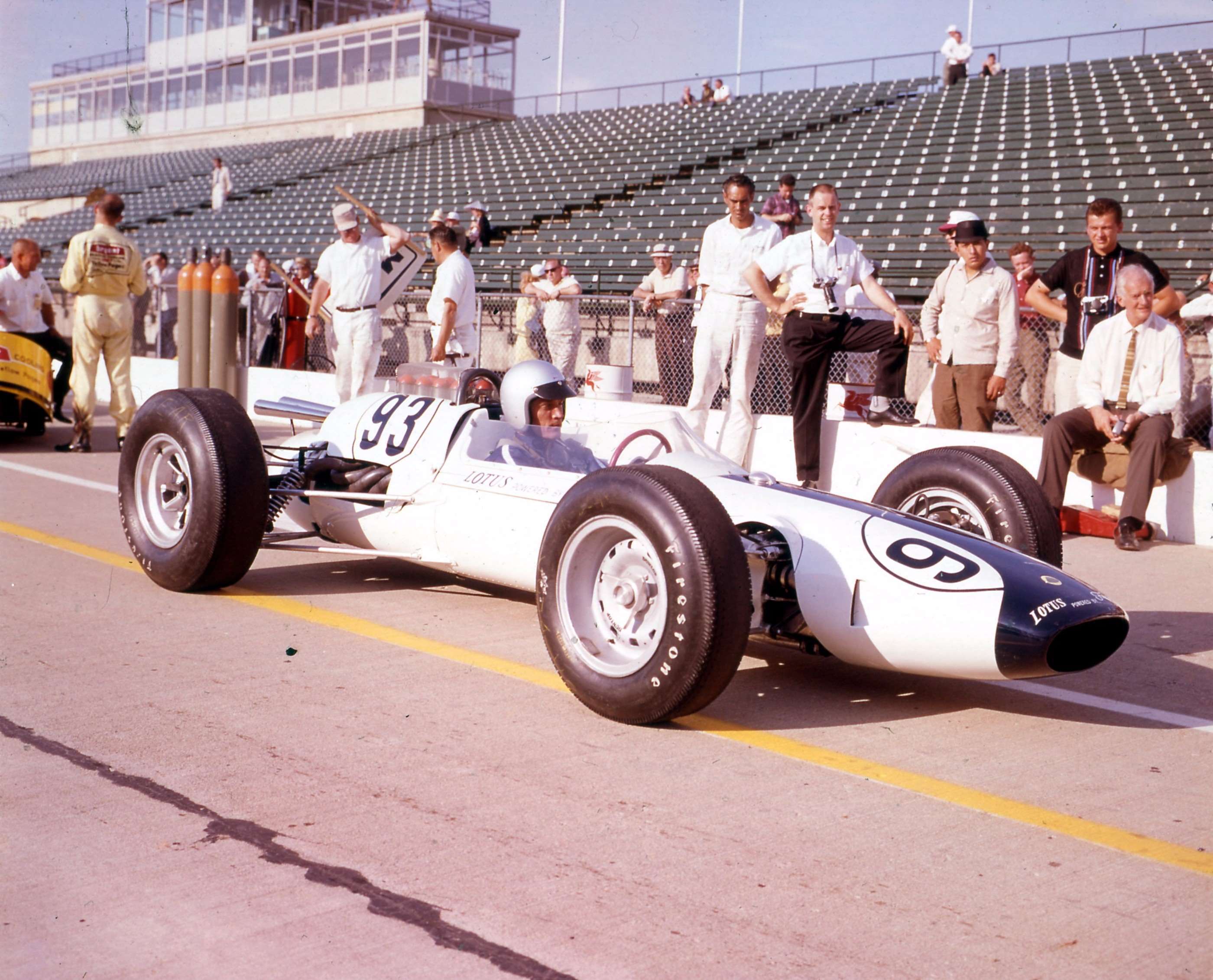 Dan Gurney in his sister team Lotus-Ford Type 29 - 1963 Indy ‘500’ - finished 7th in the Indy ‘500'