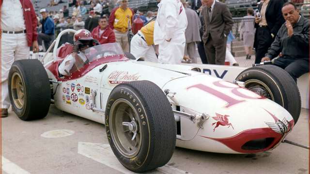 Lloyd Ruby in Bill Forbes’s Watson-Offenhauser - Indy 1965