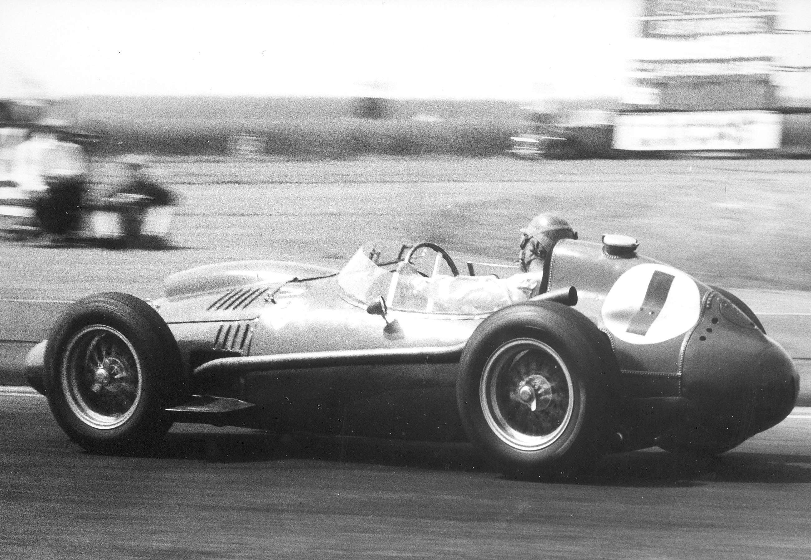 Peter Collins – winner of the British GP, 1958… Two weeks later he would die after crashing in the German GP at the Nurburgring.