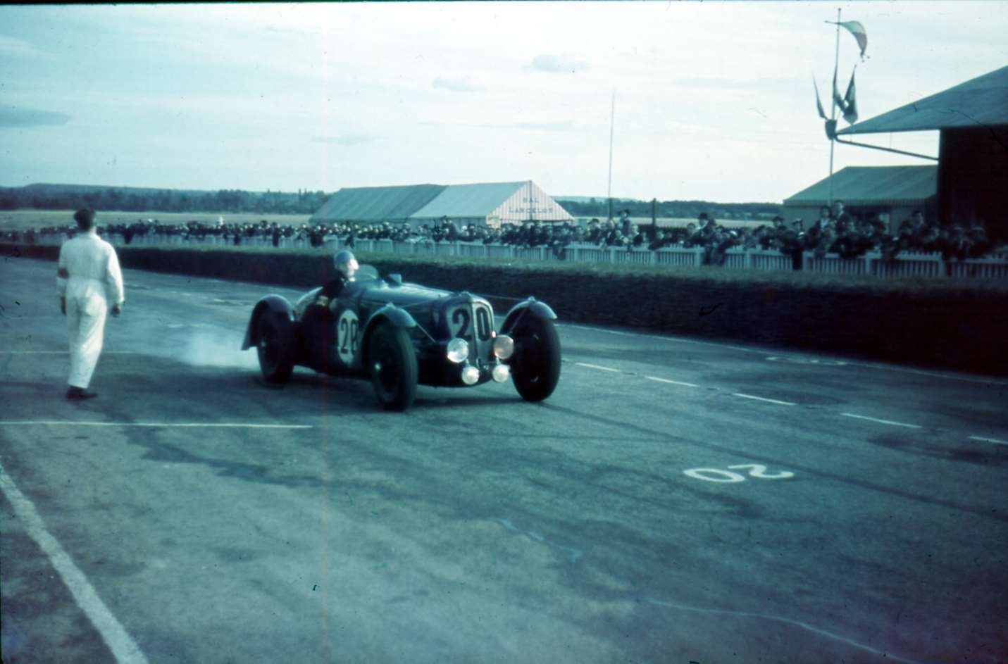 Rob Walker/Ian Connell Delahaye 135M at Le Mans 1939 - ten years later it would win at Goodwood MM1 driven for Rob by Guy Jason-Henry.  (REVS DIGITAL LIBRARY PHOTO)