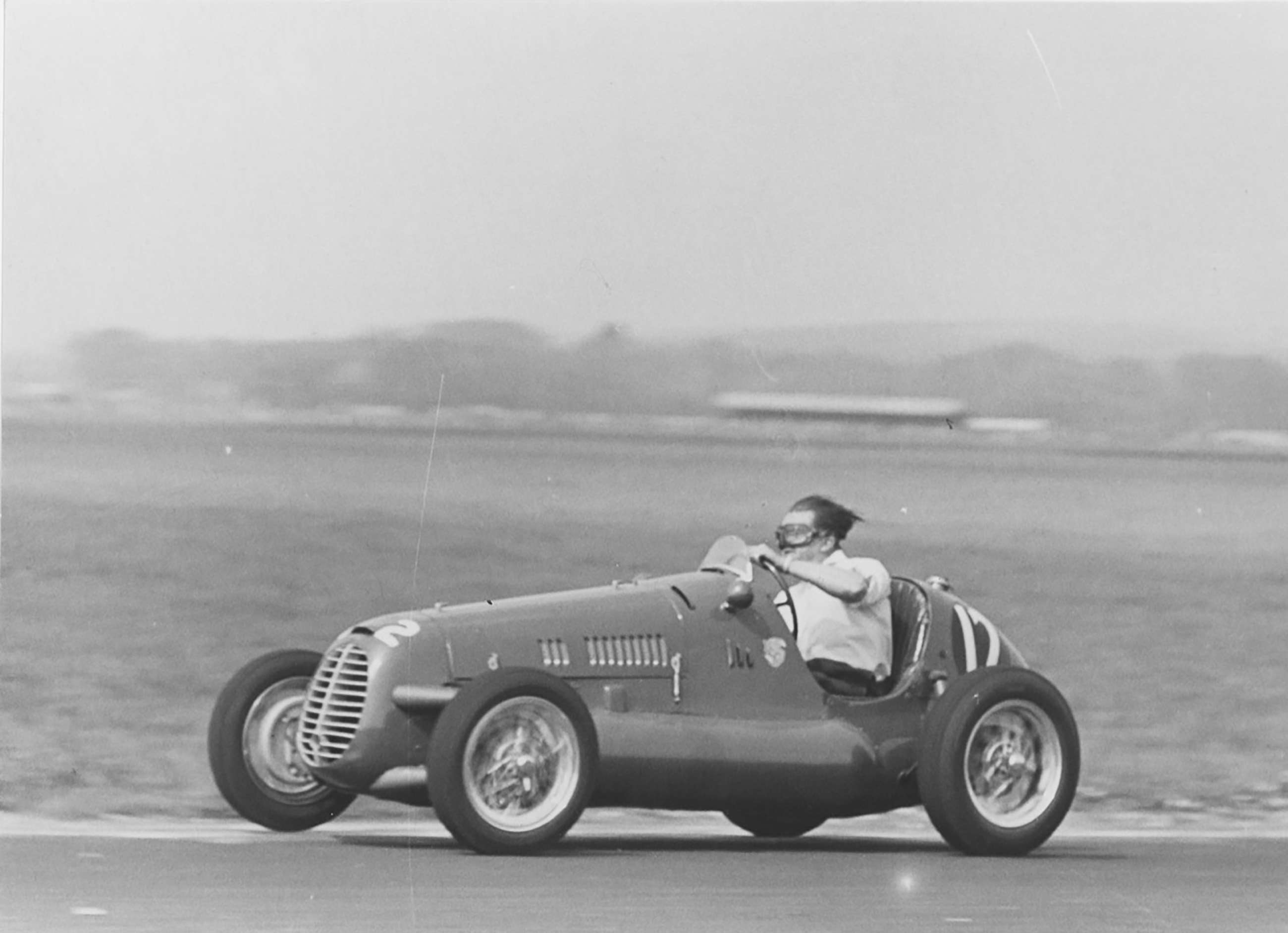 Frank Kennington was a winner in his unique-to-Britain Cisitalia-Fiat D46 at the 1949 Easter Monday meeting - the subsequent Members’ Meeting 1 catered for sports cars only.