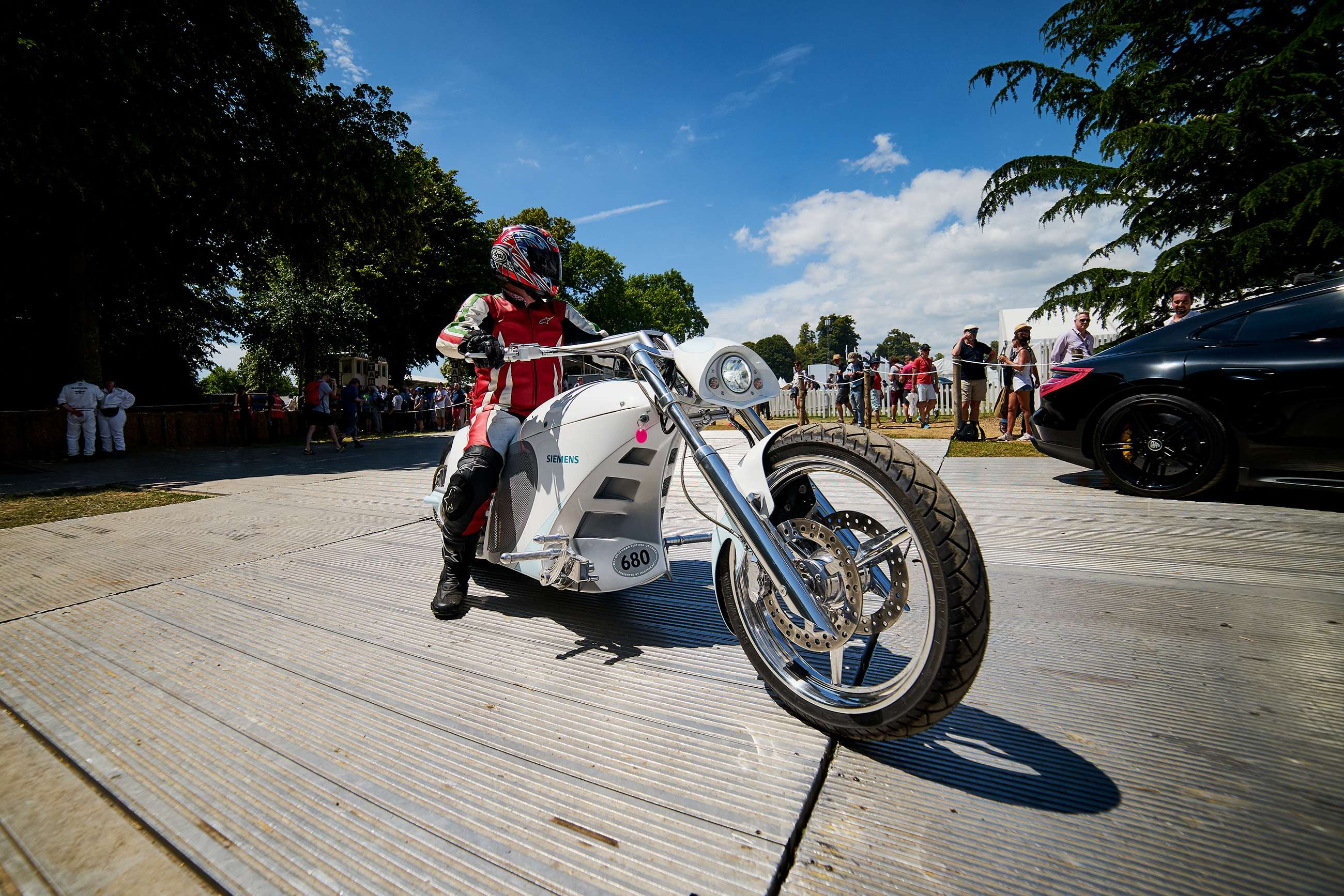 The Siemens Electric Chopper is a giant electric cruiser