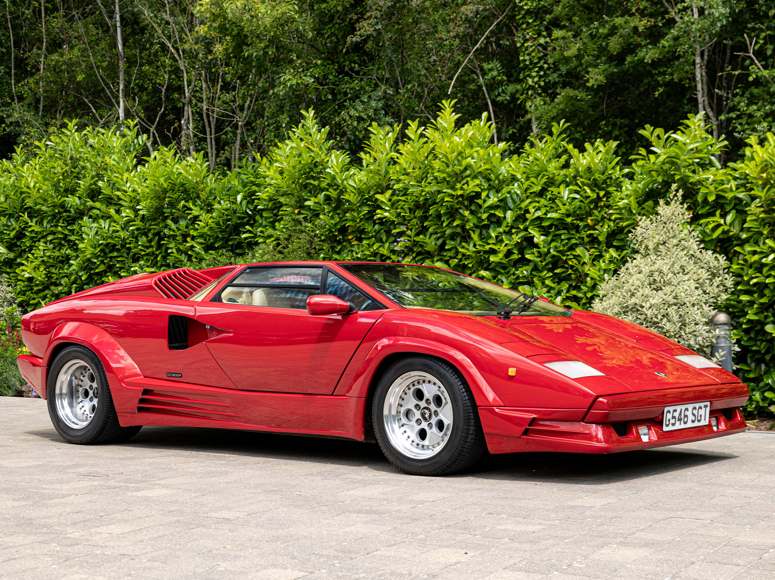 Countach 25th Anniversary Rosso Savaglia in the Bonhams|Cars FOS sale | GRR