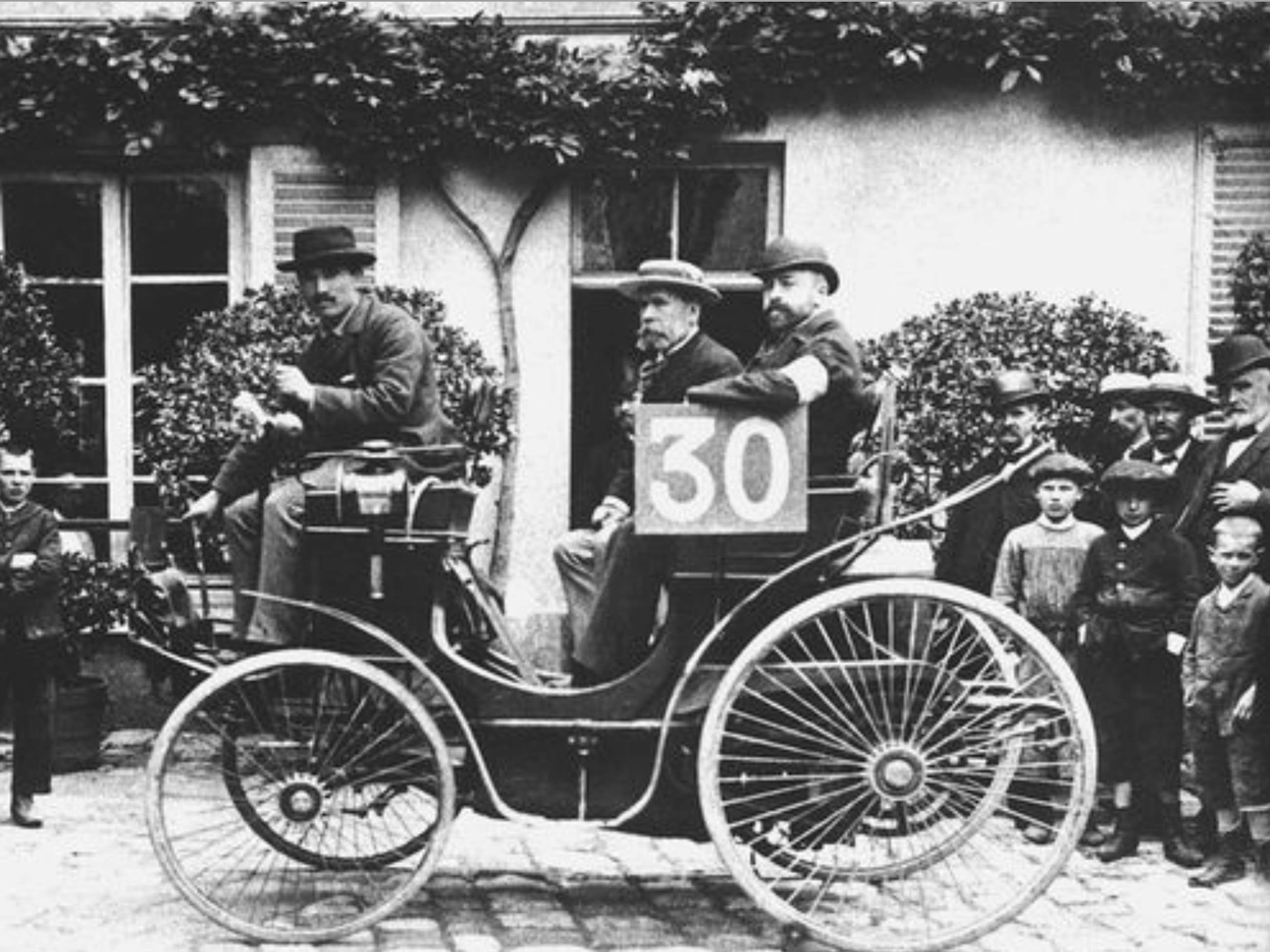 Gratien Michaud’s Peugeot was one of five which featured so strongly in the Paris-Rouen Trial of 1894.