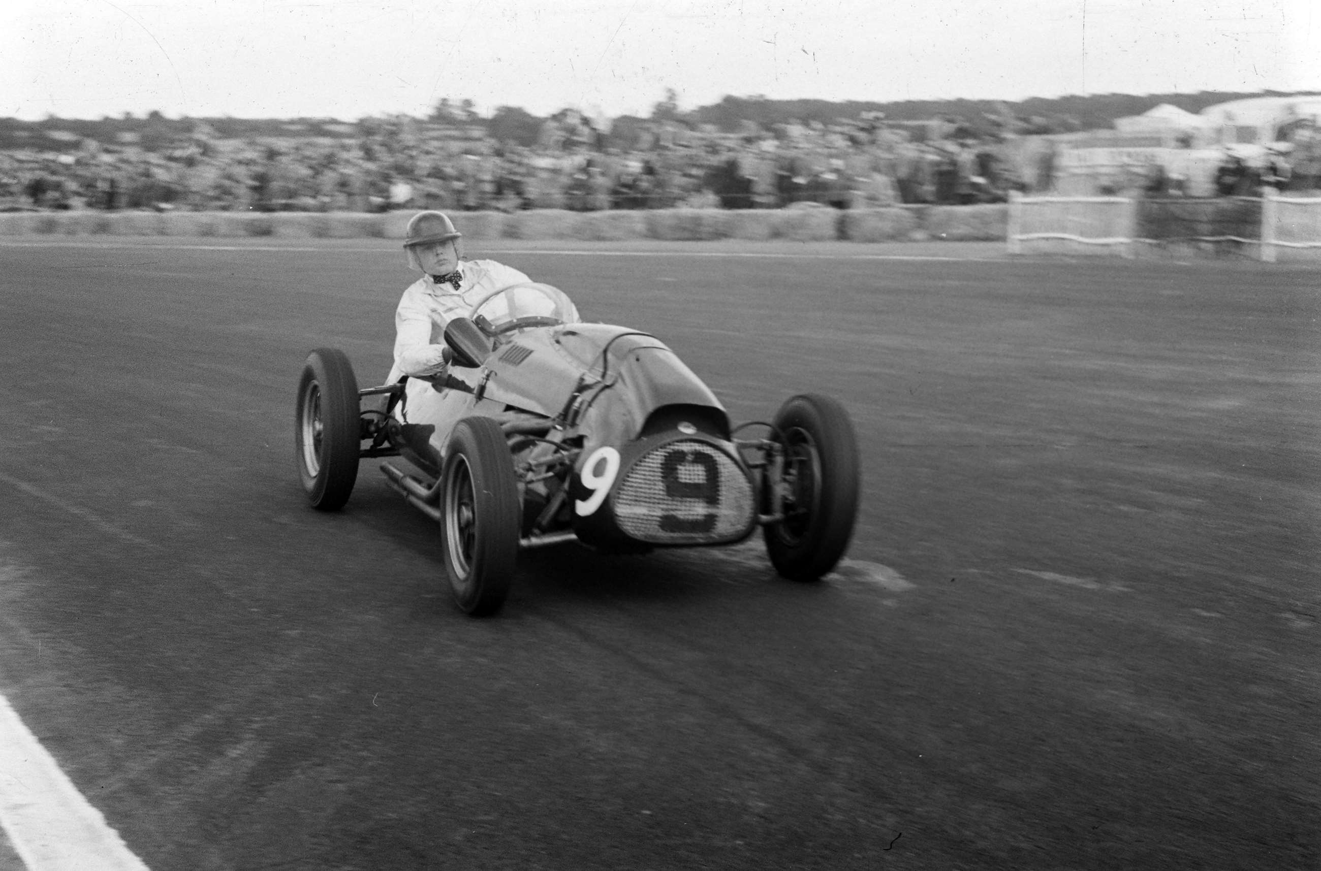 Mike Hawthorn driving a Cooper T20 Bristol, Silverstone, 1952.