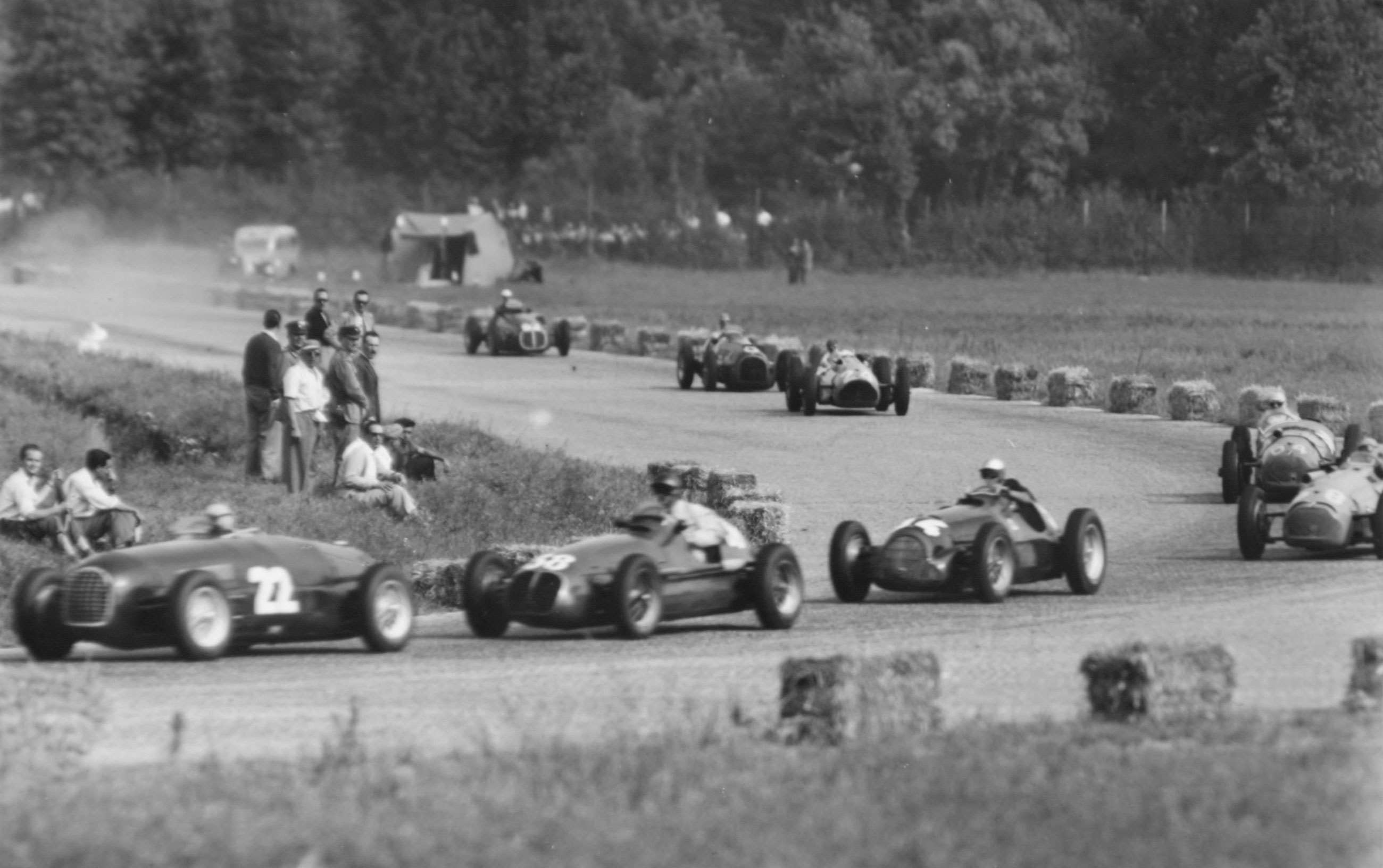 The 1950 Italian Grand Prix at Monza.