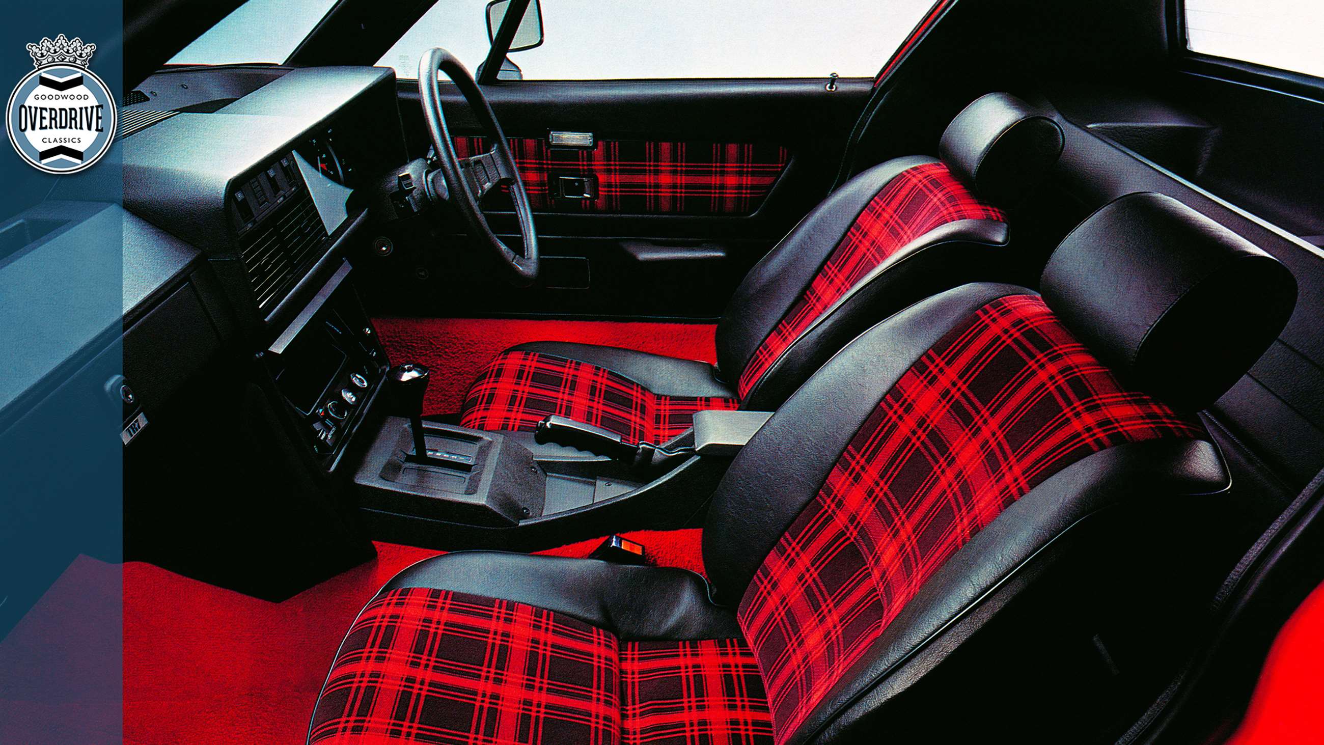 plaid car seats