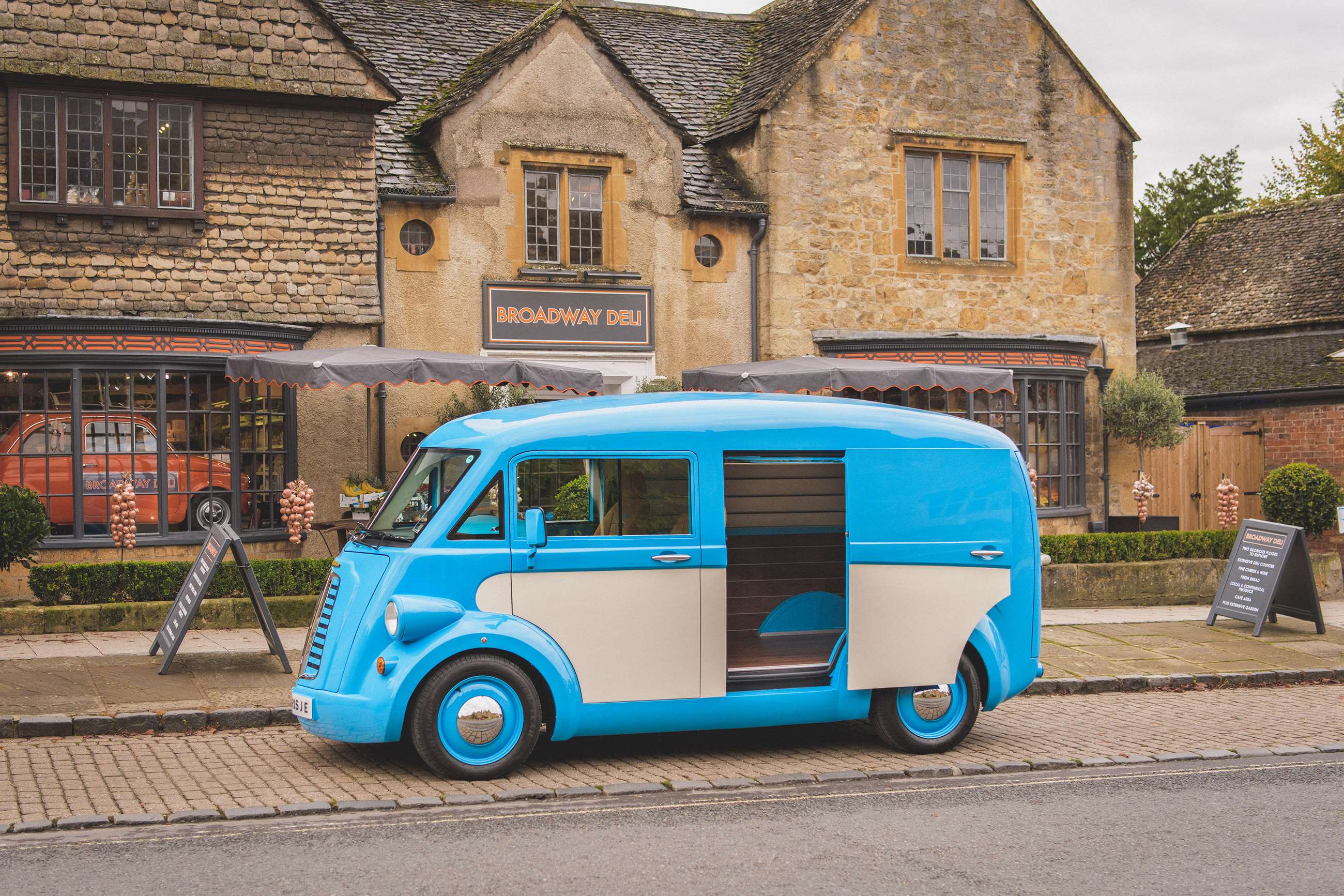 The Morris JE van is retro-styled electric masterpiece