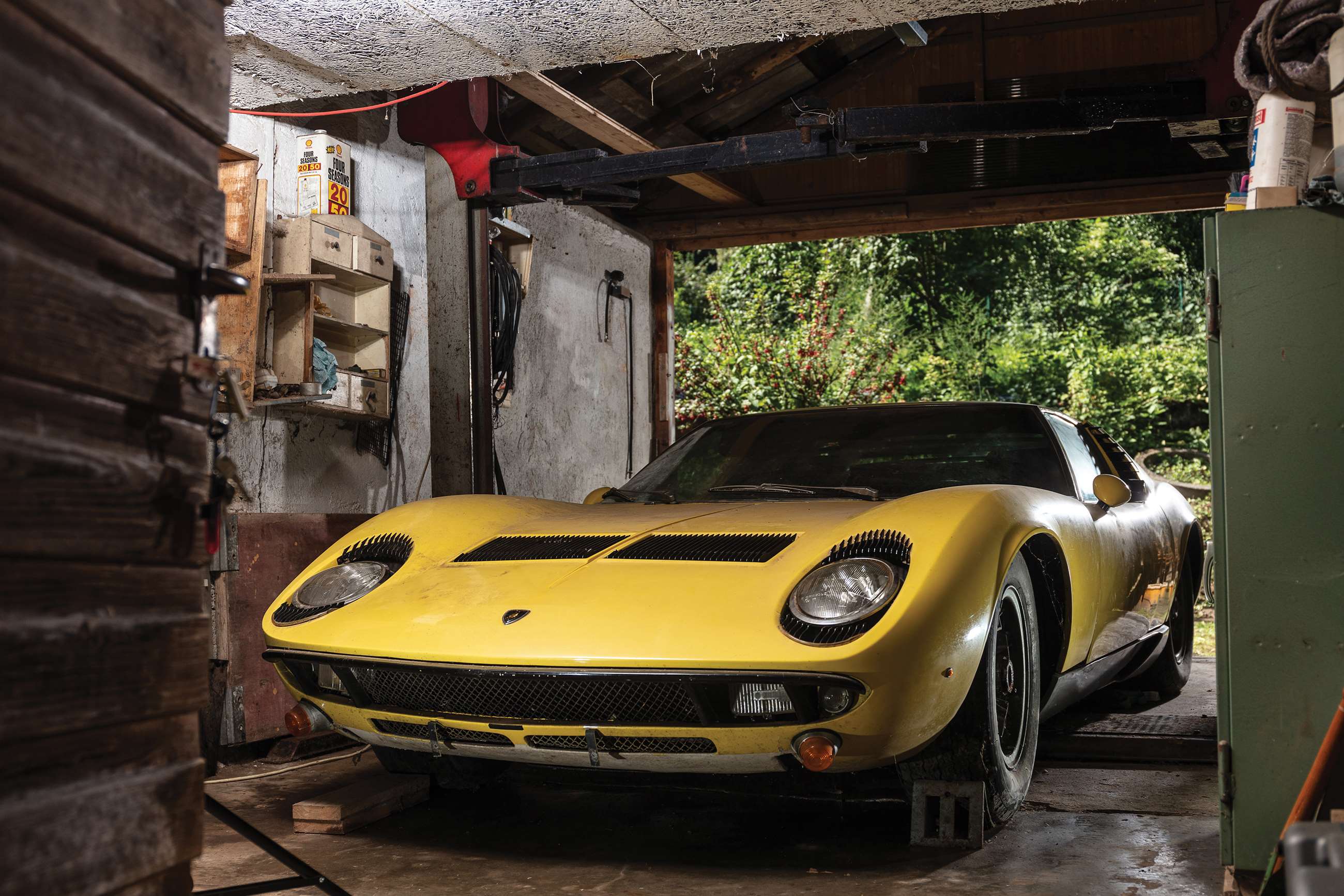 For sale: the £1,000,000 Lamborghini Miura that lived in a shed