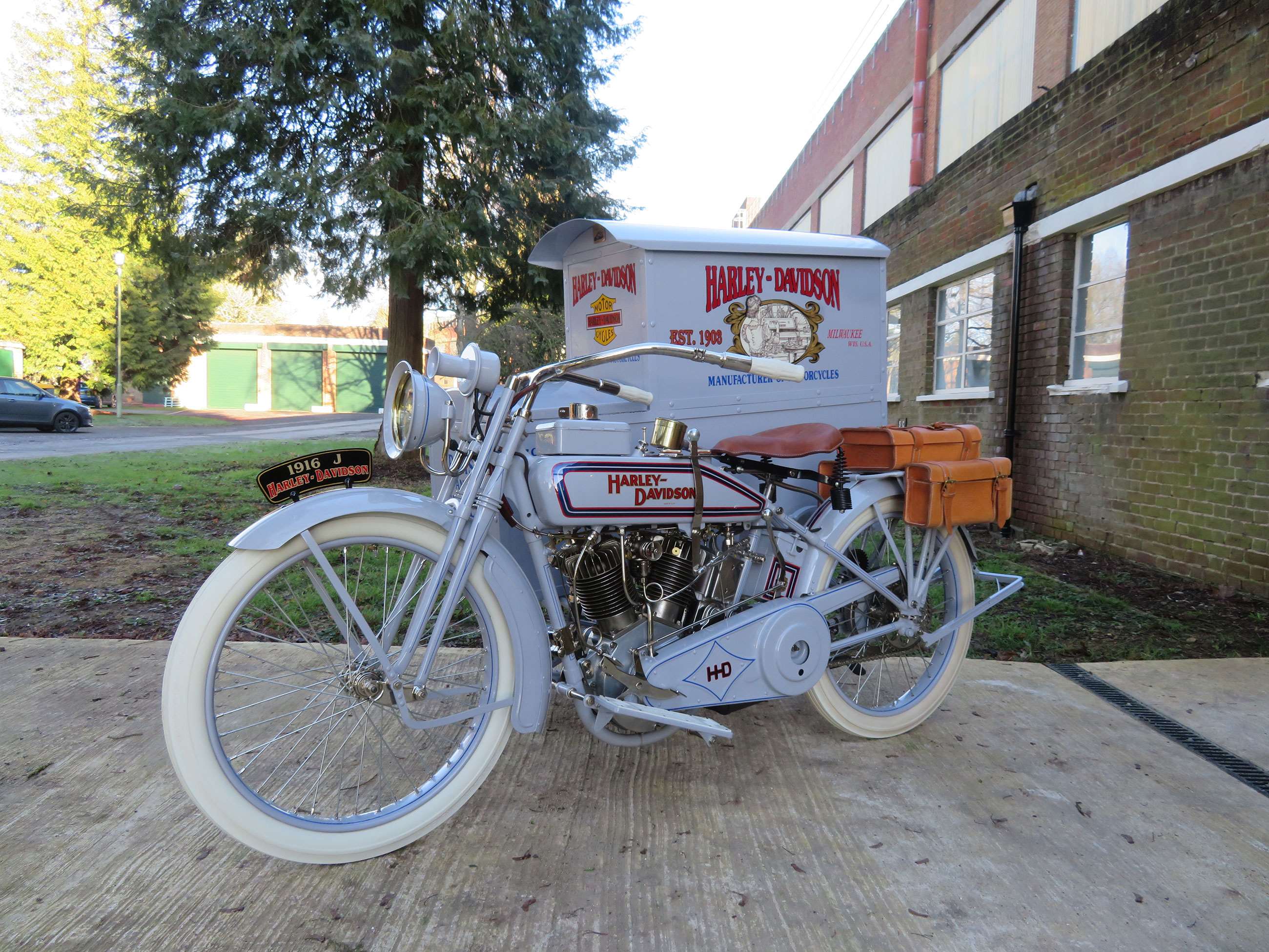 1916 harley deals davidson with sidecar