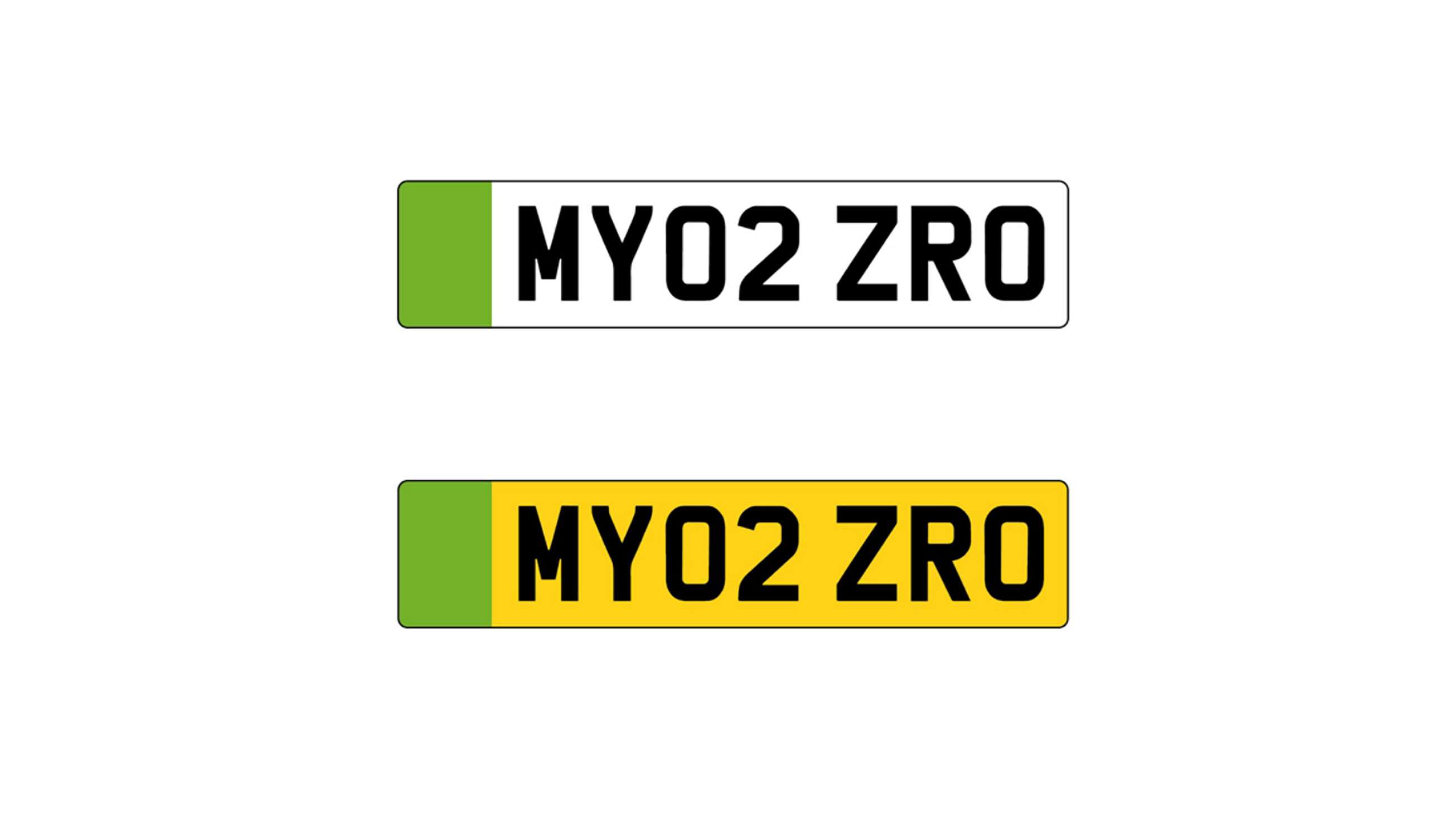 New deals number plate