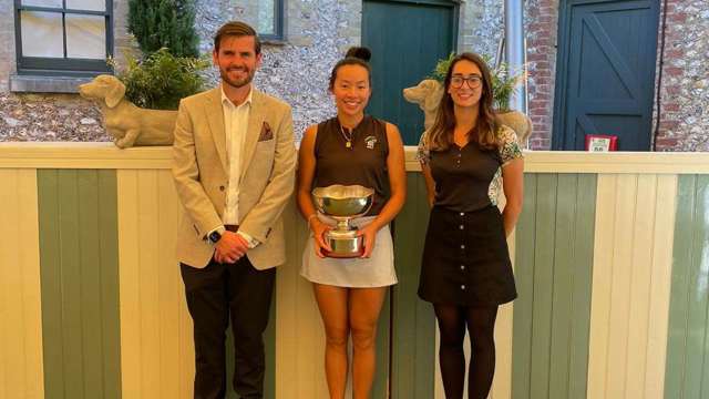 Yasmin Hang, our 2022 Ladies Club Champion