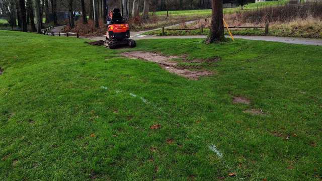 18th walk off prior to reshaping and turfing