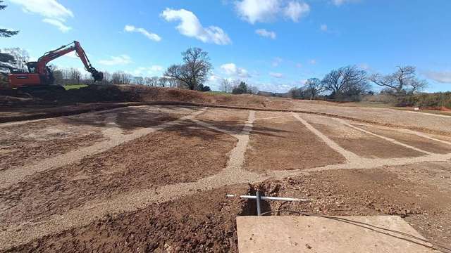  Short Game Area - Drainage lines and shaping around the green surround.