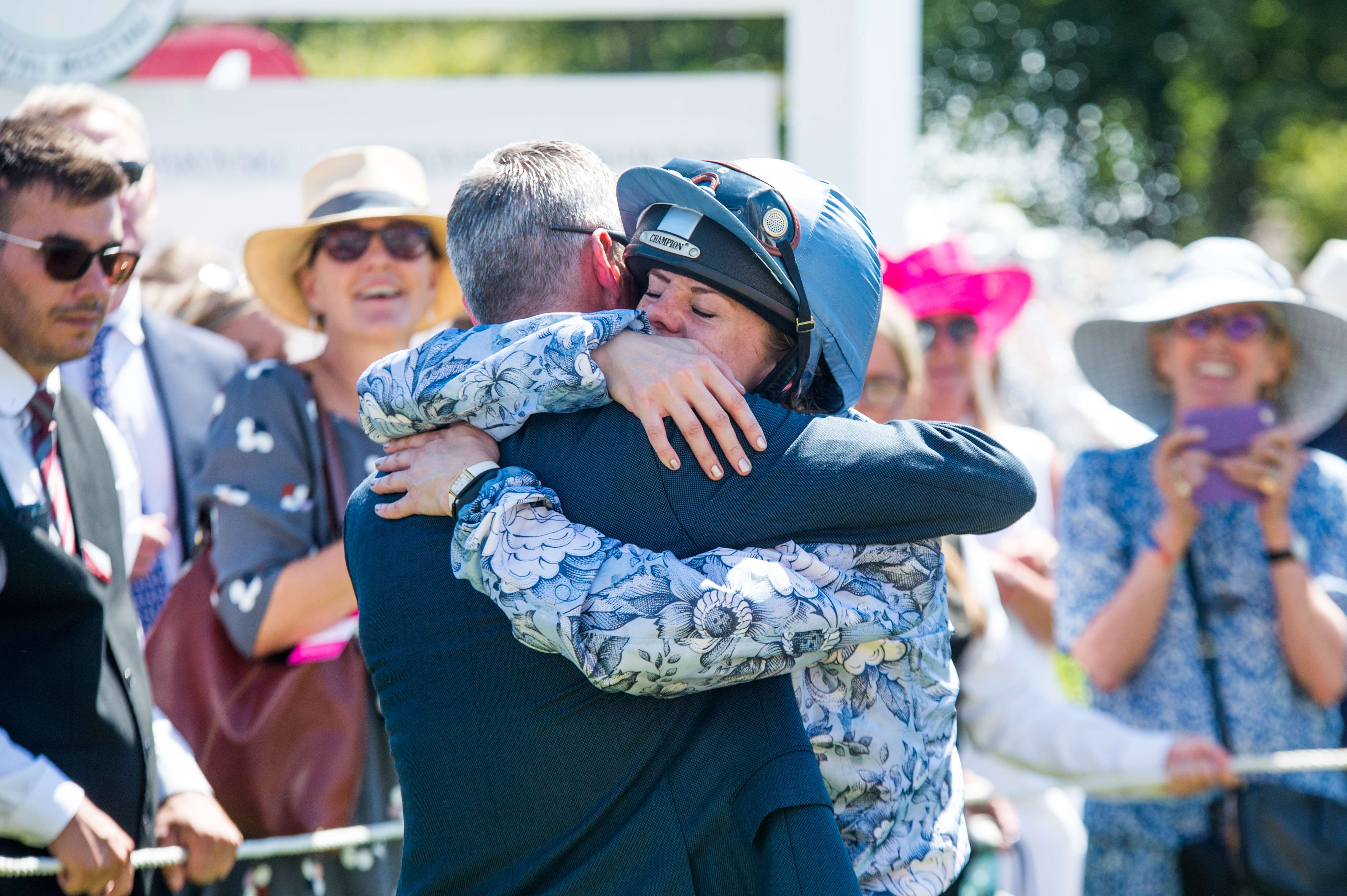 Katie Forrest, winner of the 2018 Magnolia Cup, enjoys an emotional victory