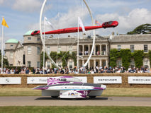 Durham University's Solar Racecar takes to the Goodwood hillclimb at the 2024 Festival of Speed. Ph. by PA Media..JPG
